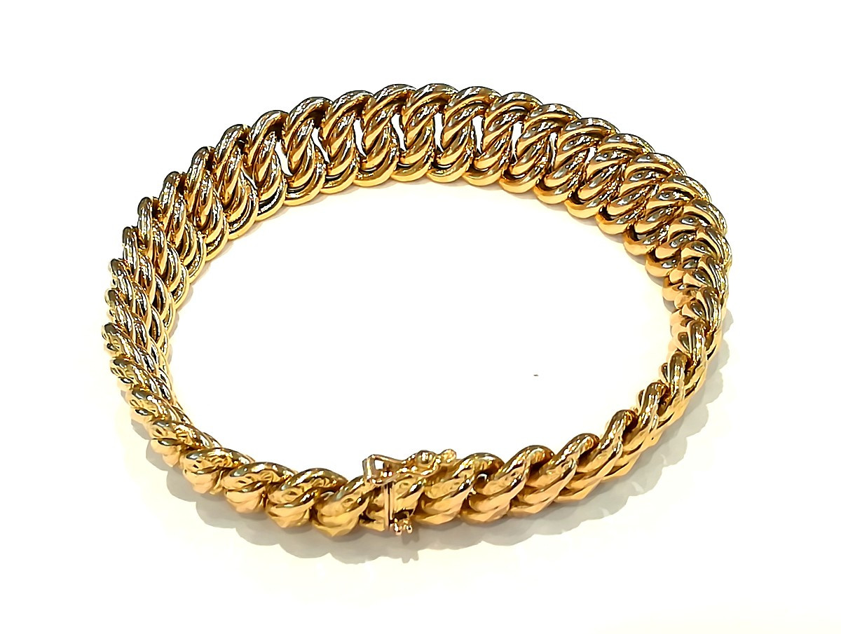American Mesh Bracelet Yellow Gold 