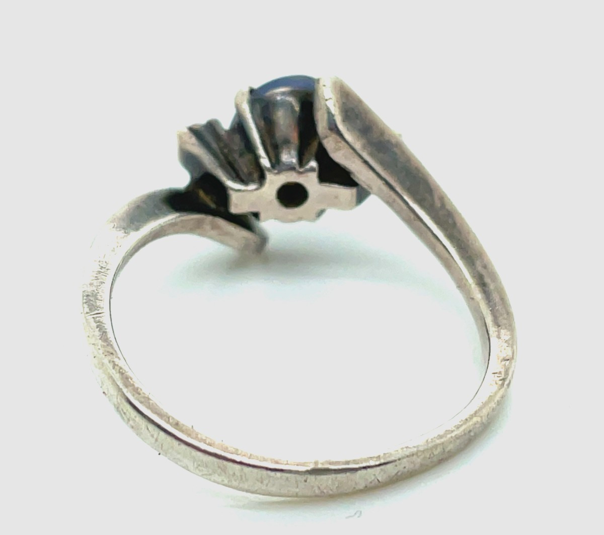 Silver Sapphire Ring-photo-2