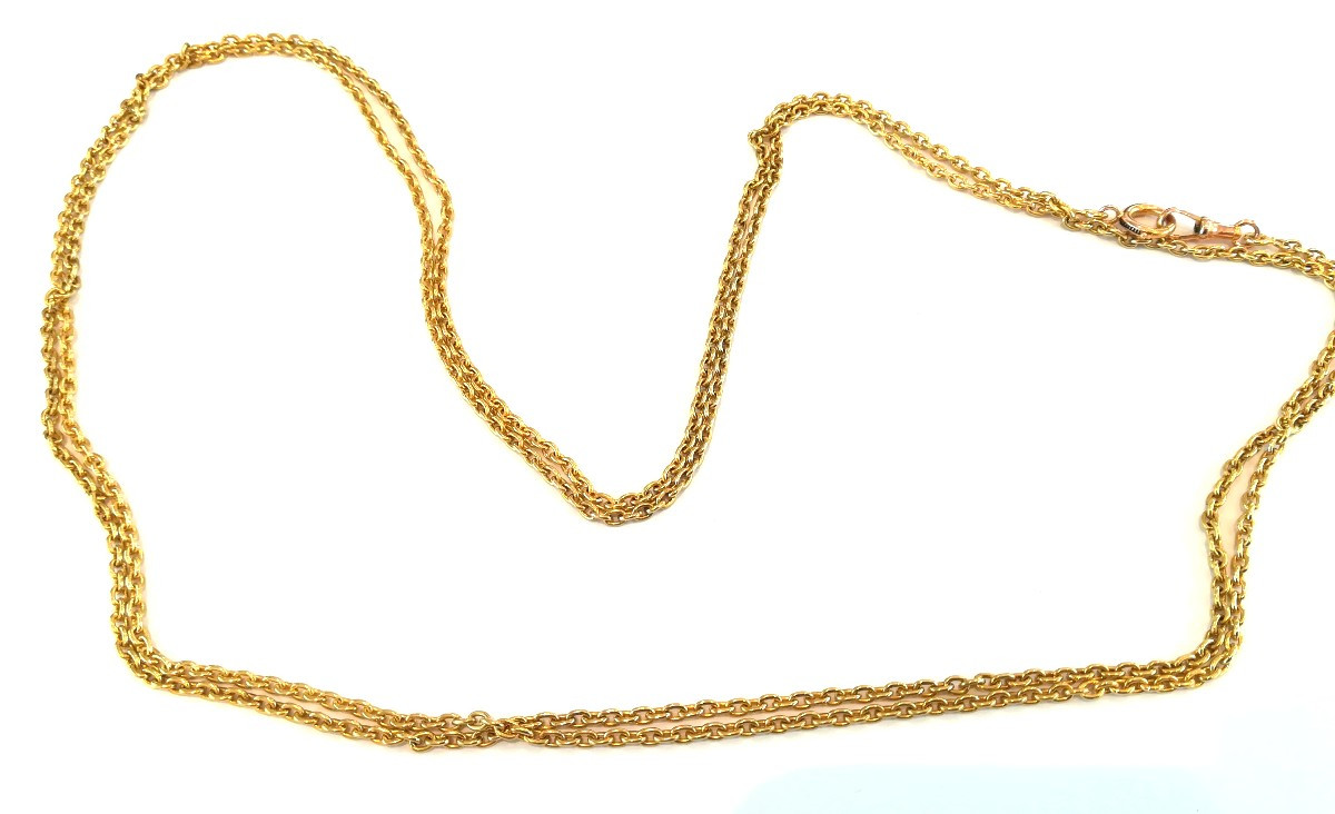 Chaine Sautoir Ancienne Or Massif