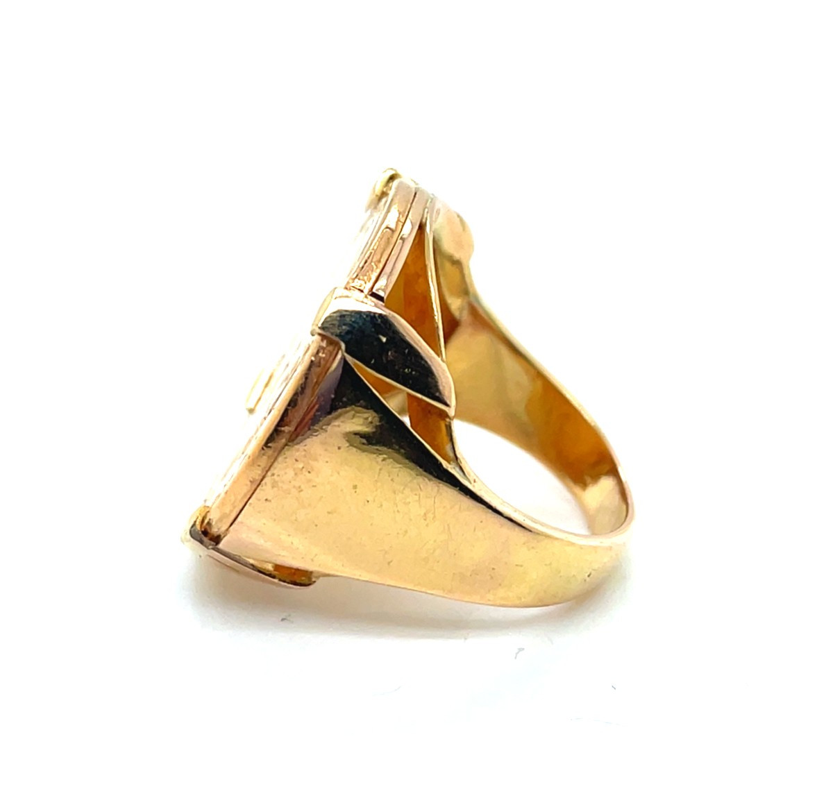 Bague Chevalière Piece 20 F Marianne-photo-2