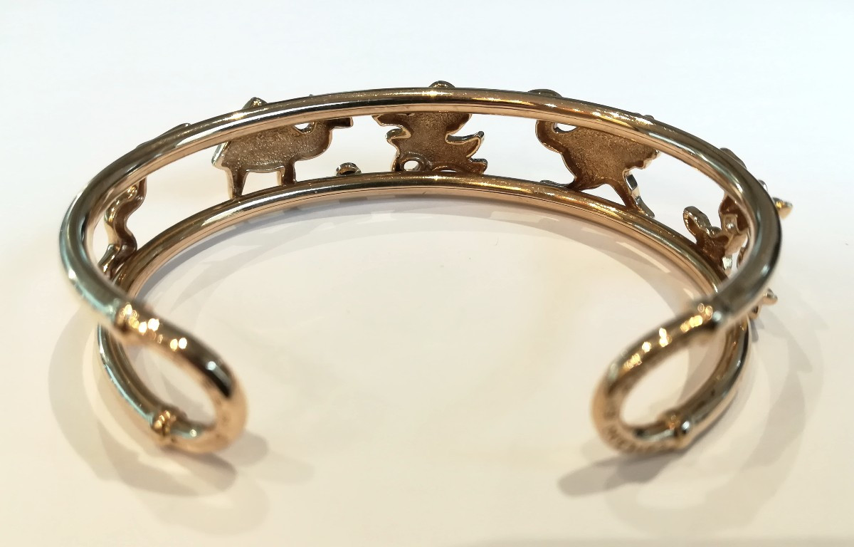 Gold Bracelet Maison Caplain Saint André-photo-4