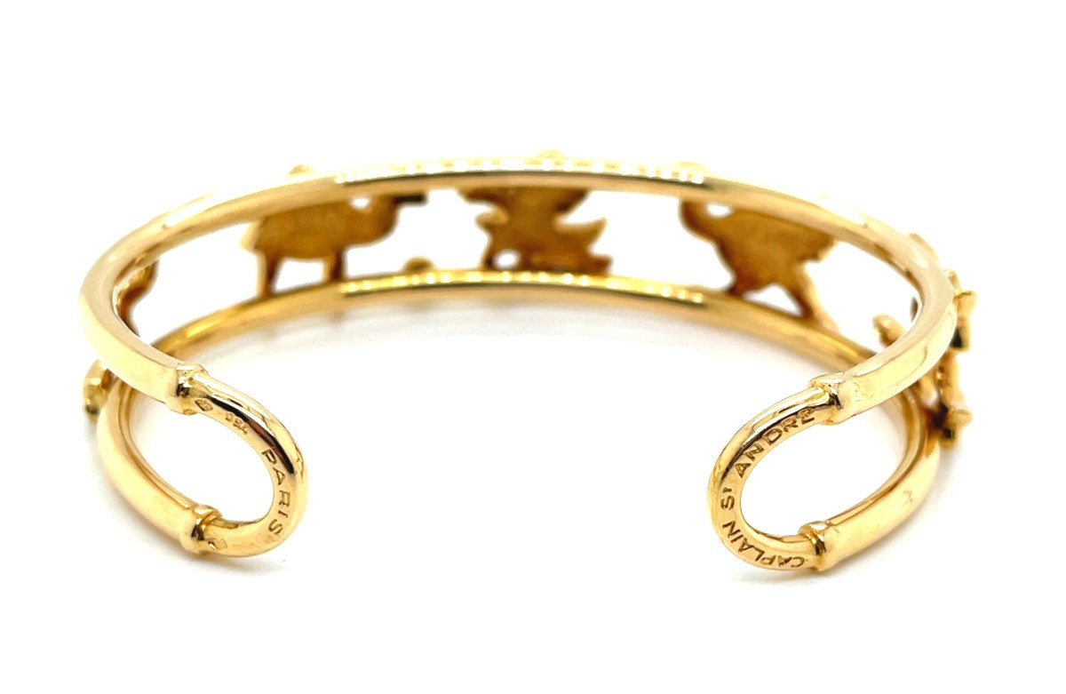 Bracelet Or Maison Caplain Saint André-photo-4