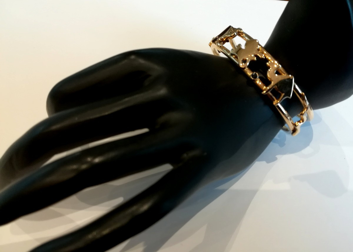 Gold Bracelet Maison Caplain Saint André-photo-1