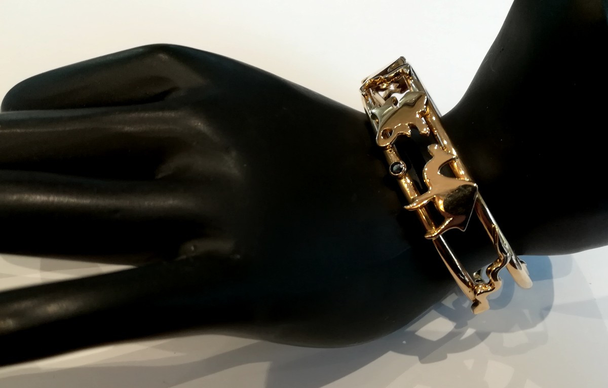 Gold Bracelet Maison Caplain Saint André-photo-2