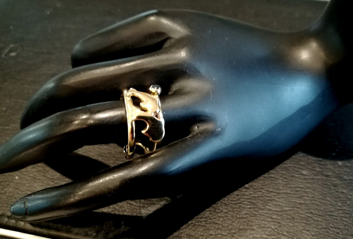 Gold Ring From Maison Caplain Saint André-photo-4