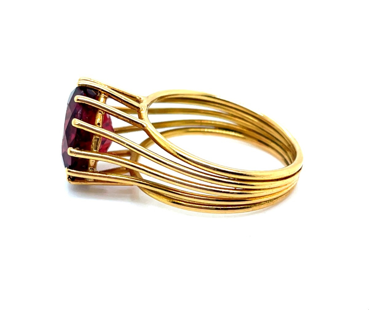 Bague Or Rose Tourmaline-photo-2