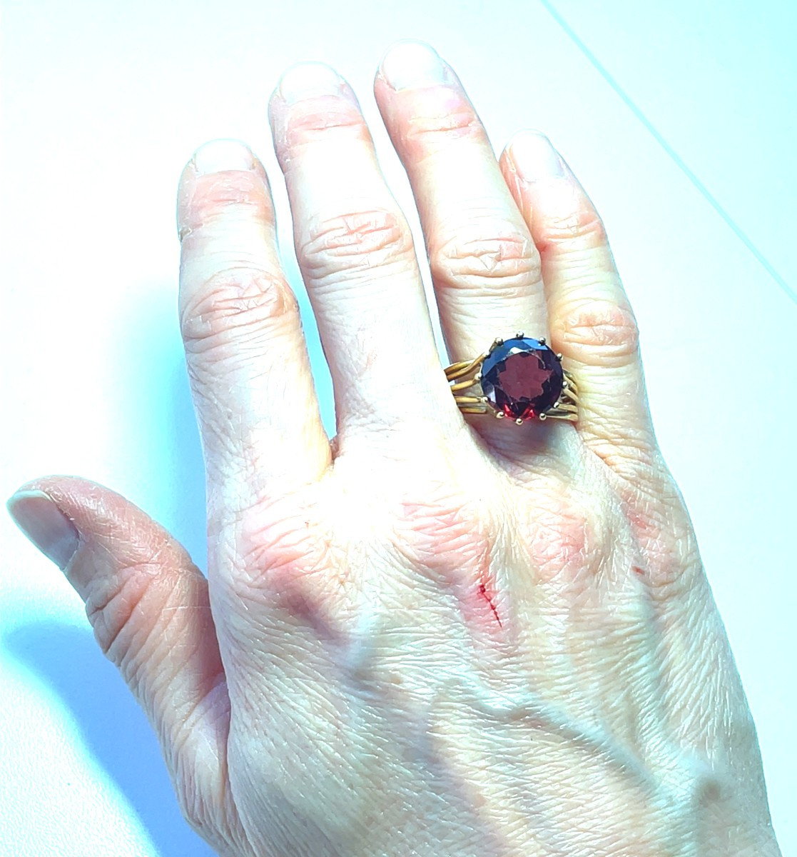 Bague Or Rose Tourmaline-photo-1