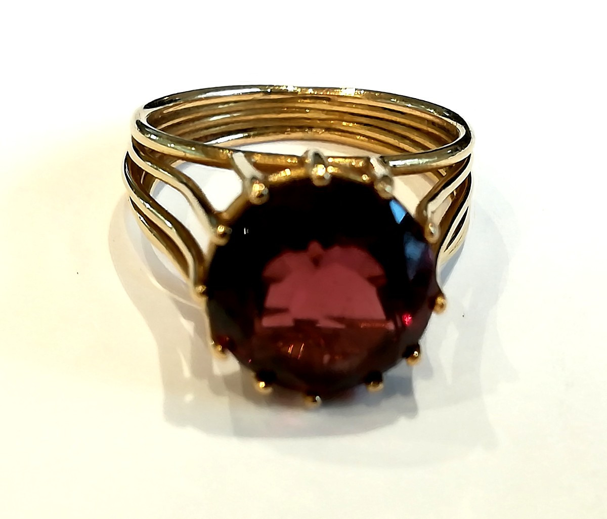 Rose Gold Tourmaline Ring