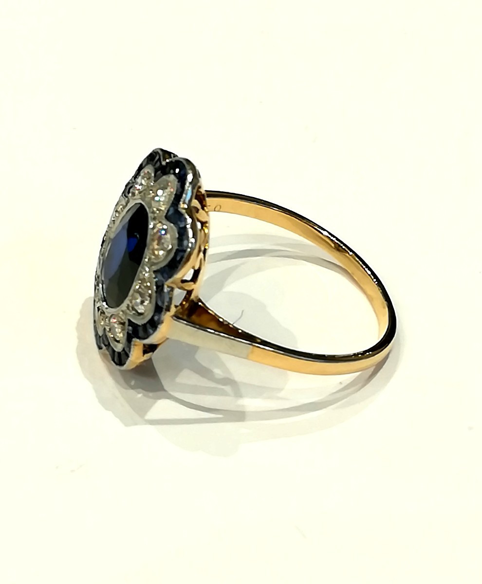 Art Deco Pompadour Ring-photo-2