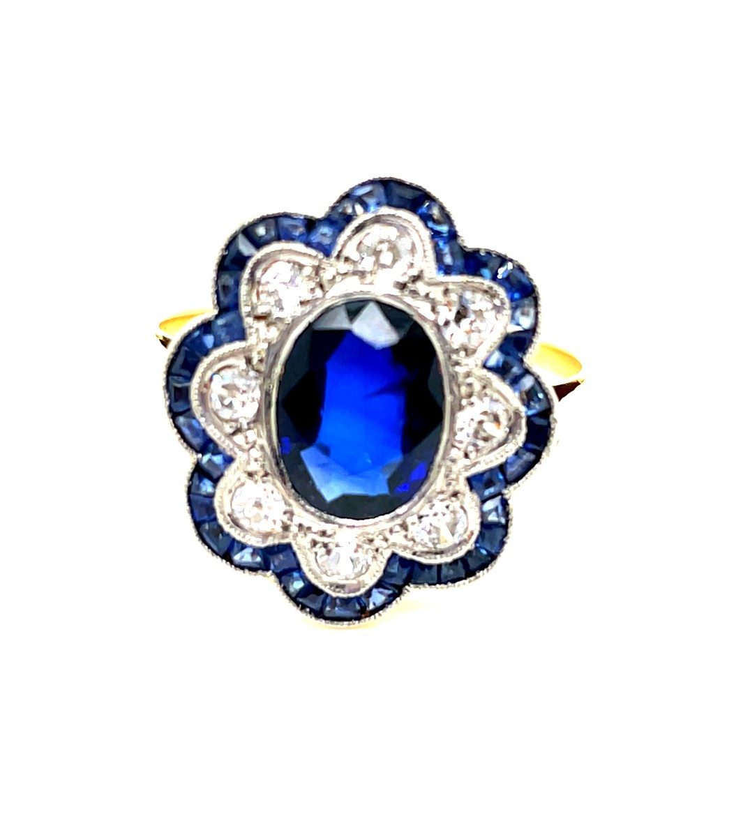 Bague Pompadour Art Déco
