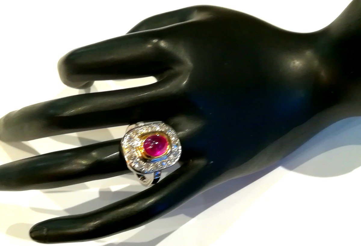 Gold, Ruby, And Diamond Ring-photo-4