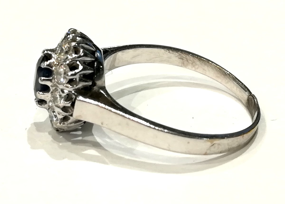 Antique Pompadour Sapphire Ring-photo-2