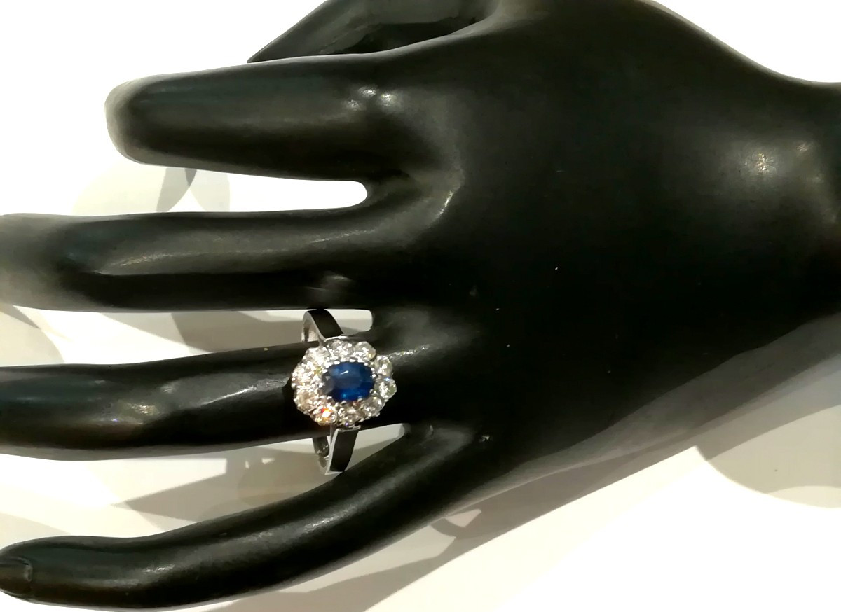 Antique Pompadour Sapphire Ring-photo-1