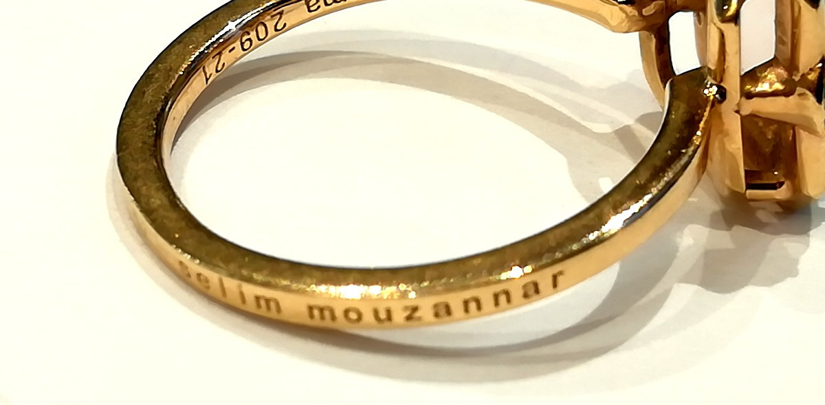 Bague Sélim Mouzannar Or Rose Morganite-photo-4