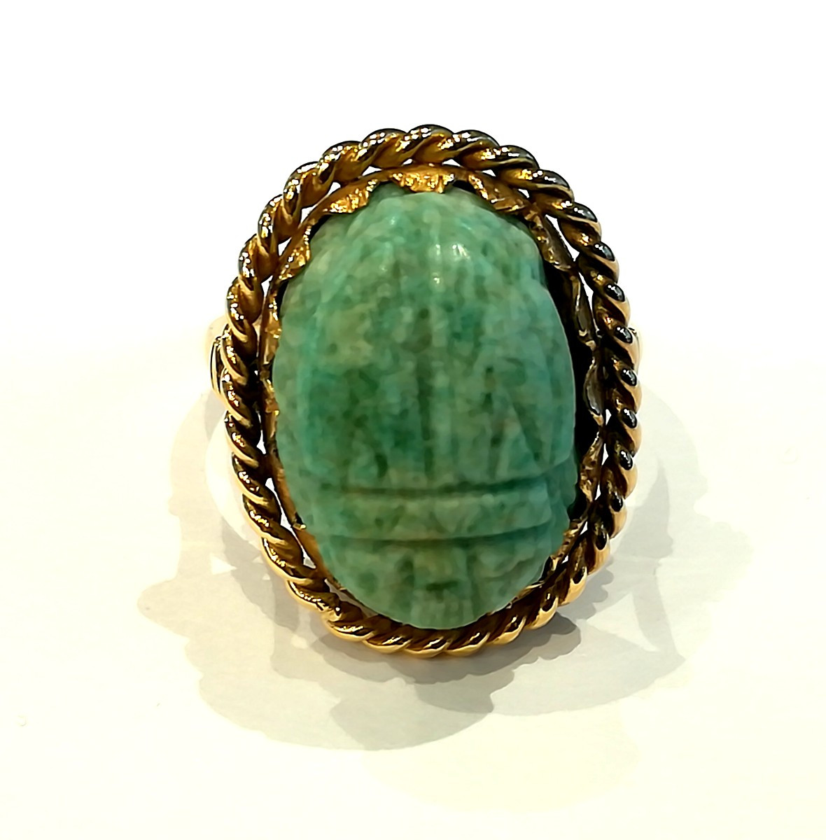 Bague Scarabée Turquoise