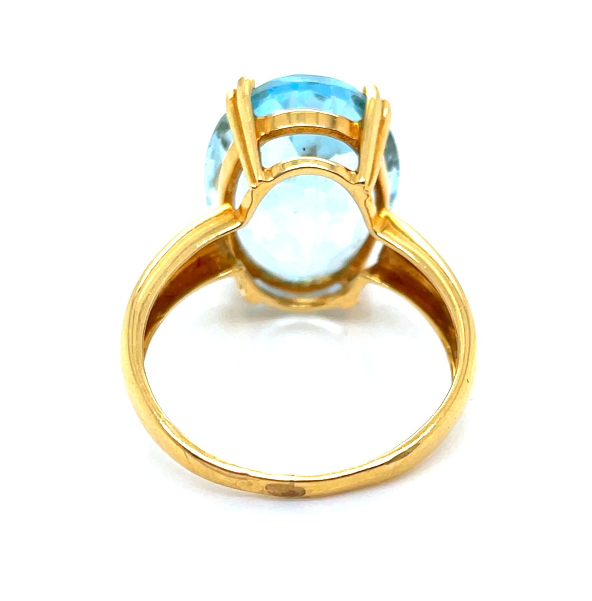 Topaz Ring In Yellow Gold-photo-3