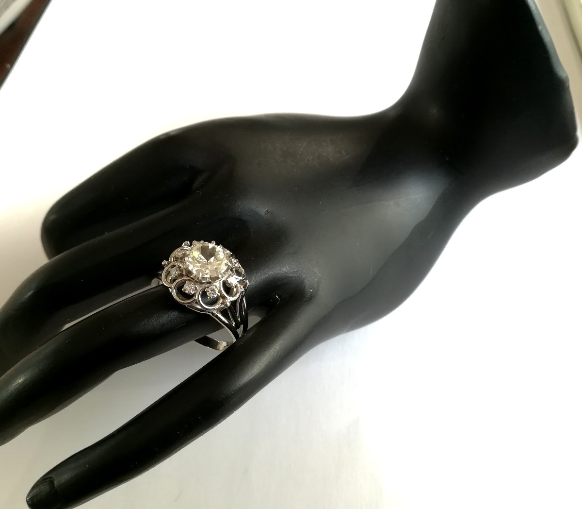 Bague Platine Diamant-photo-4