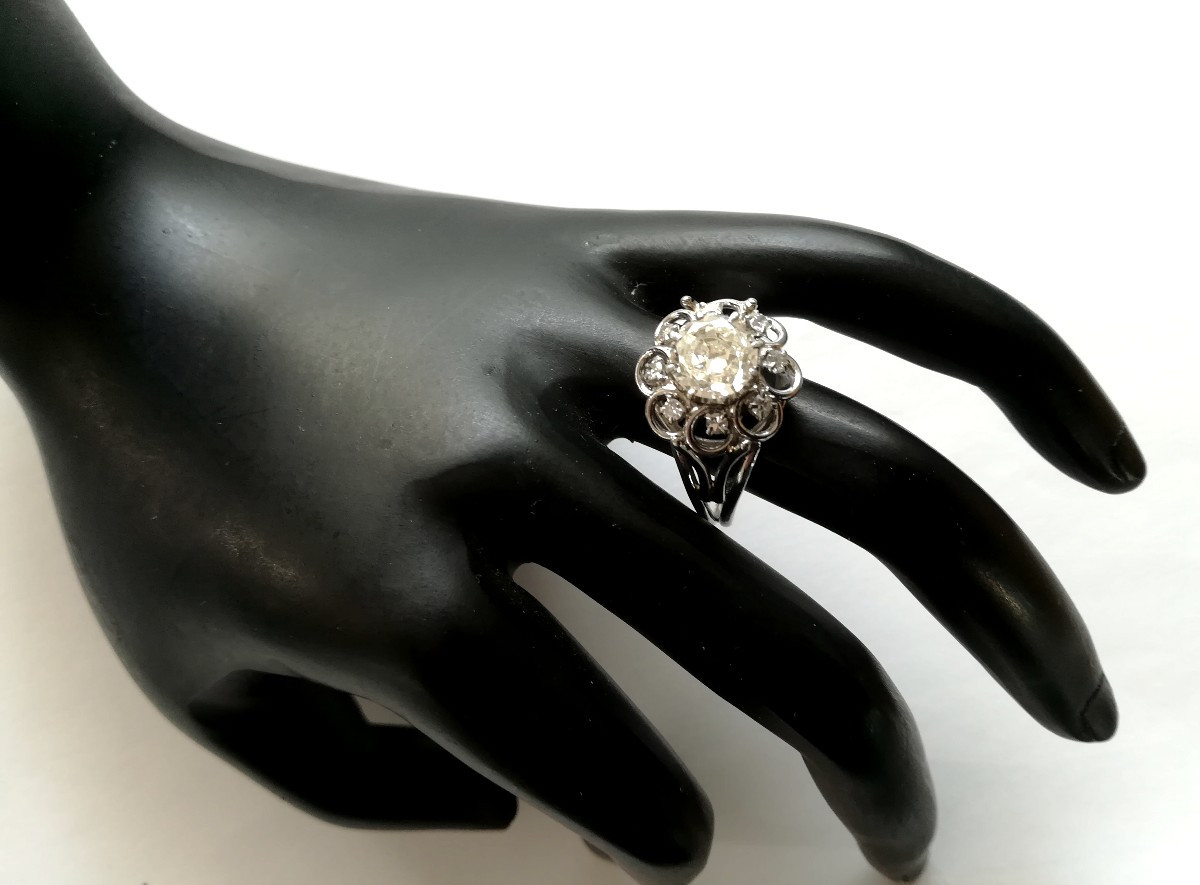 Bague Platine Diamant-photo-2