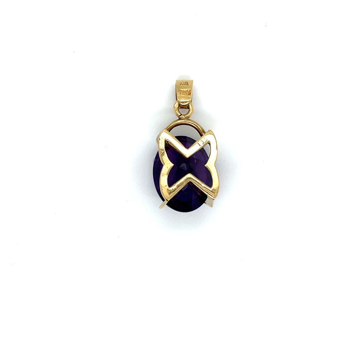 Pendentif Or Jaune Améthyste-photo-3
