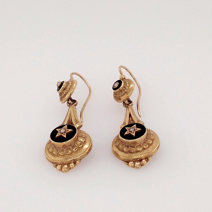 Pair Of Napoleon III Earrings-photo-4