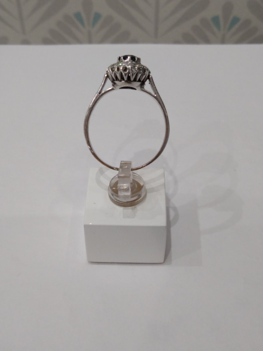 Pompadour Ancient Sapphire Ring.-photo-7