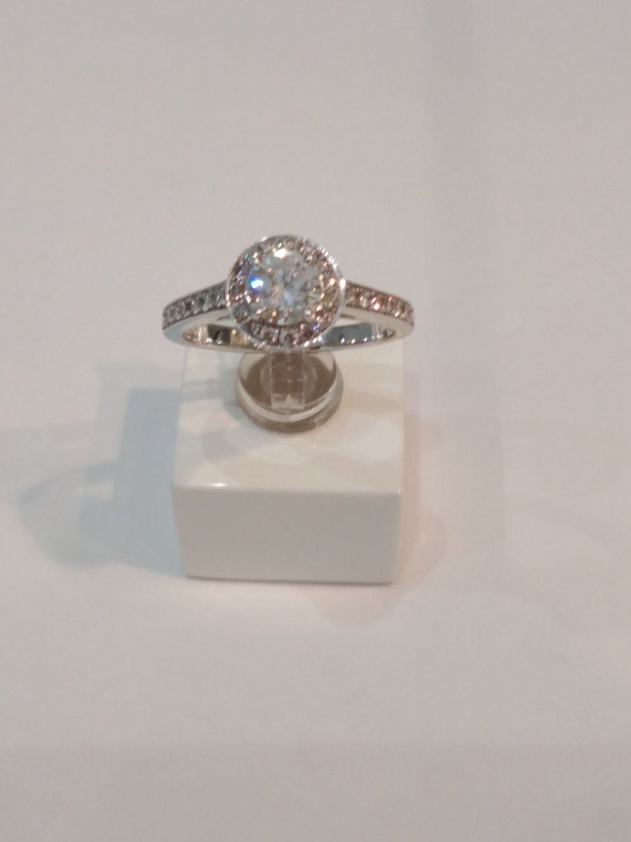 Solitaire White Gold Diamond-photo-3