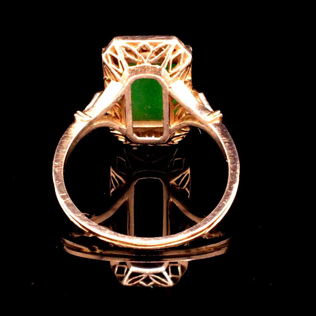 Bague Art Deco Jade-photo-3