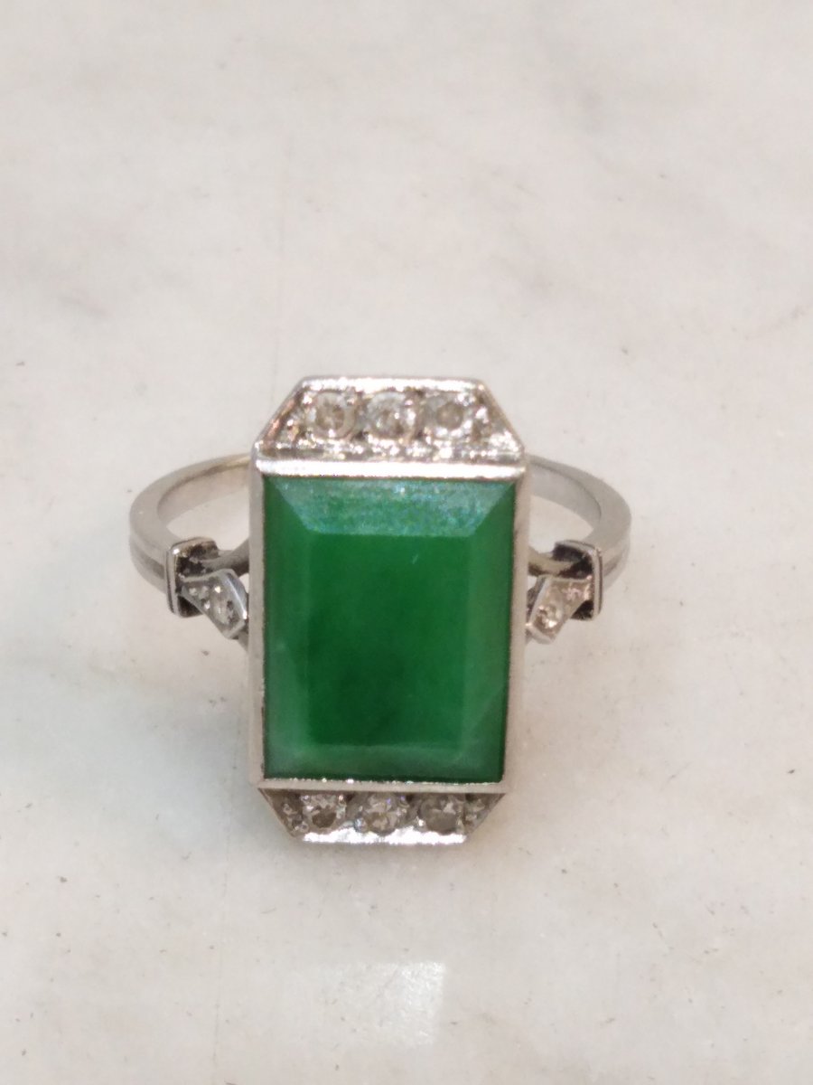 Art Deco Jade Ring-photo-6