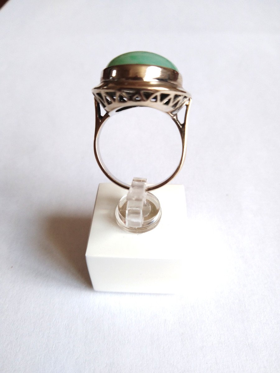 White Gold Jade Ring-photo-3