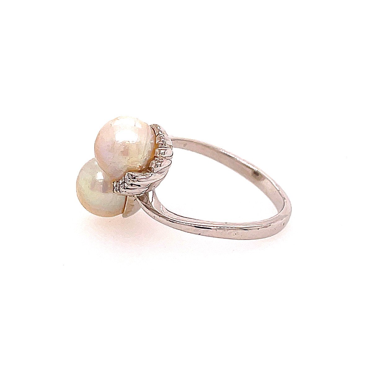 You And Me Diamond Pearl Ring-photo-2