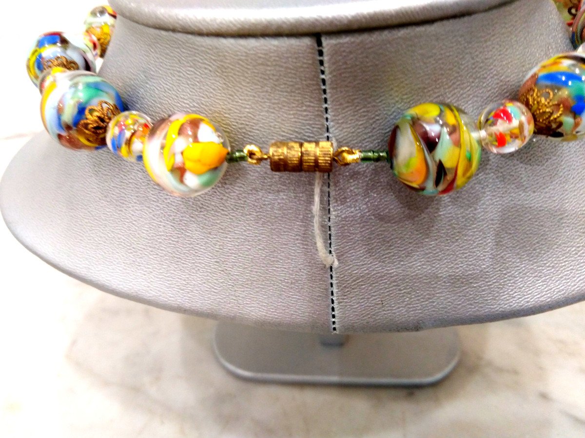 Collier Shoker Perles de Murano-photo-3