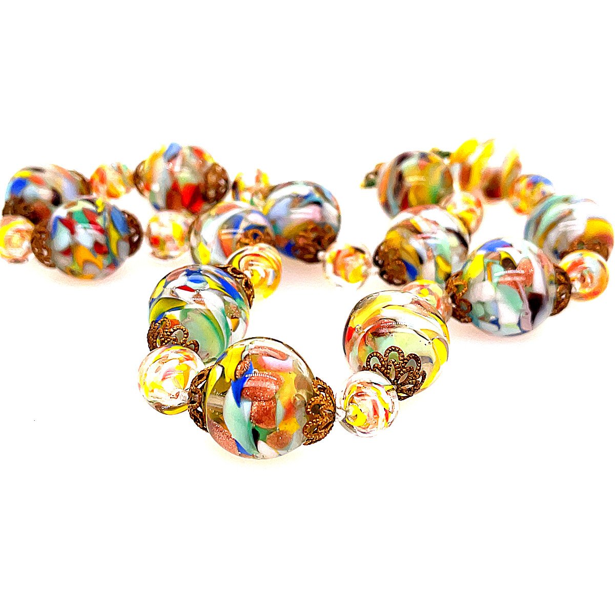 Collier Shoker Perles de Murano-photo-2