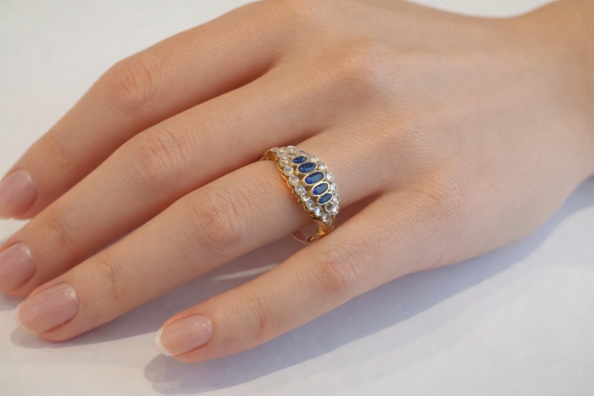 Sapphires Garter Ring-photo-4