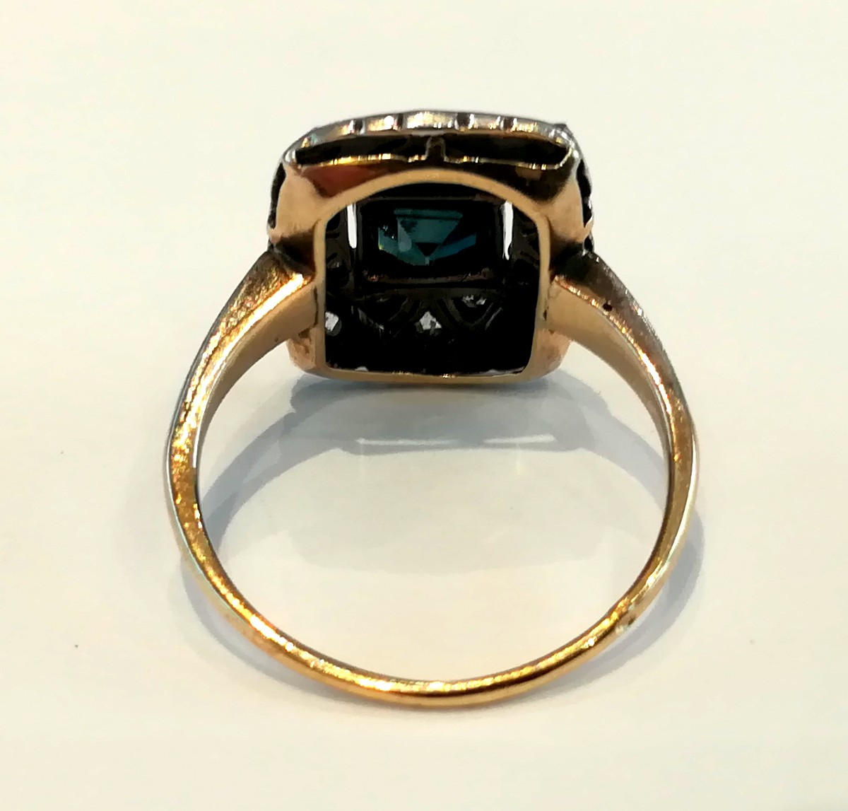 Bague Ancienne Saphir-photo-3
