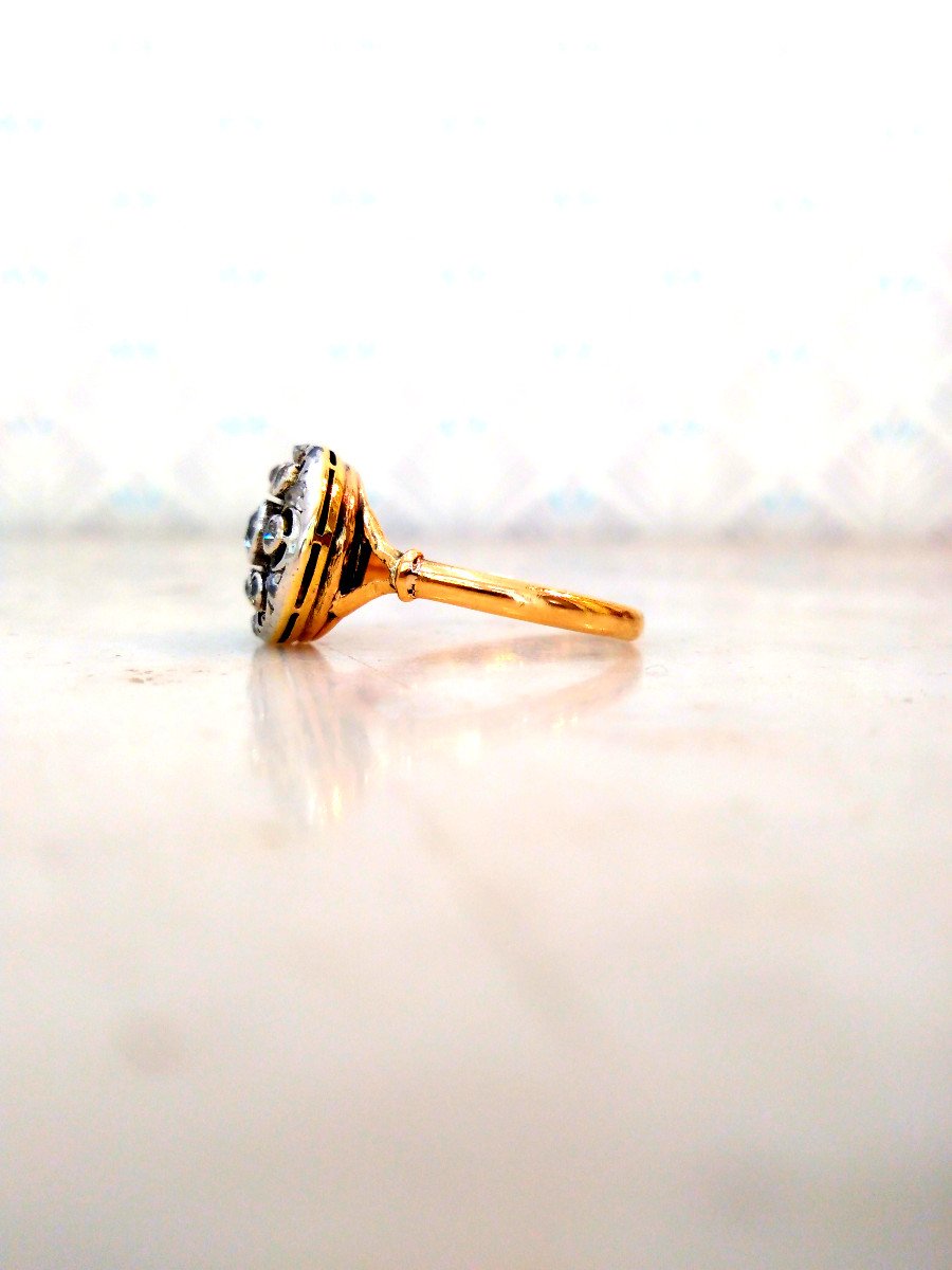 Bague Ancienne Rosace-photo-3