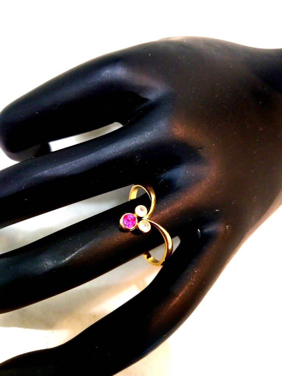 Yellow Gold Duchess Ring-photo-2