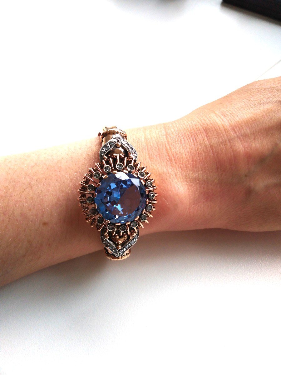 Bracelet Vintage 2 Ors Style Napoléon III-photo-4