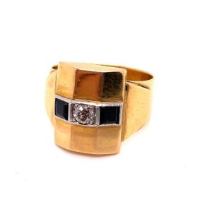 Art-deco Signet Ring