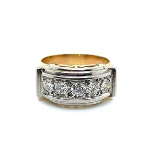 Bague Jarretière Diamants
