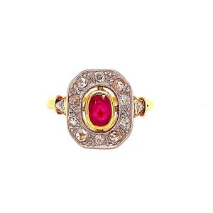 Bague  Ancienne Rubis