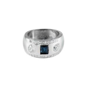 Signet Ring Art Deco Platinum