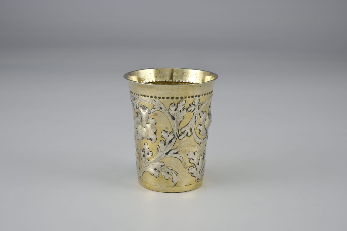 Baroque Silver Goblet, Gdansk (danzig), 17th Century, Peter Röde III-photo-2
