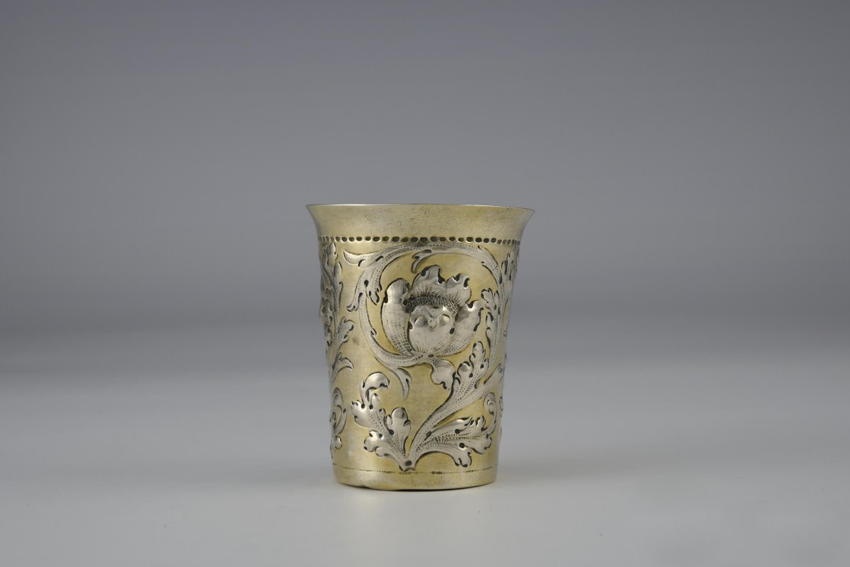 Baroque Silver Goblet, Gdansk (danzig), 17th Century, Peter Röde III-photo-3