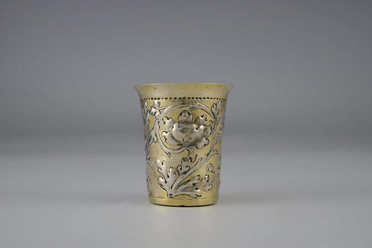 Baroque Silver Goblet, Gdansk (danzig), 17th Century, Peter Röde III-photo-4