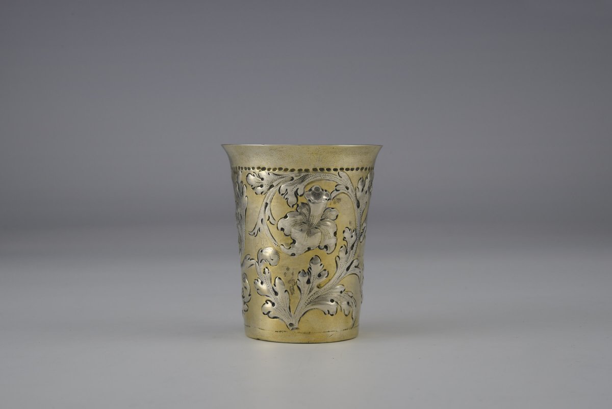 Baroque Silver Goblet, Gdansk (danzig), 17th Century, Peter Röde III-photo-1