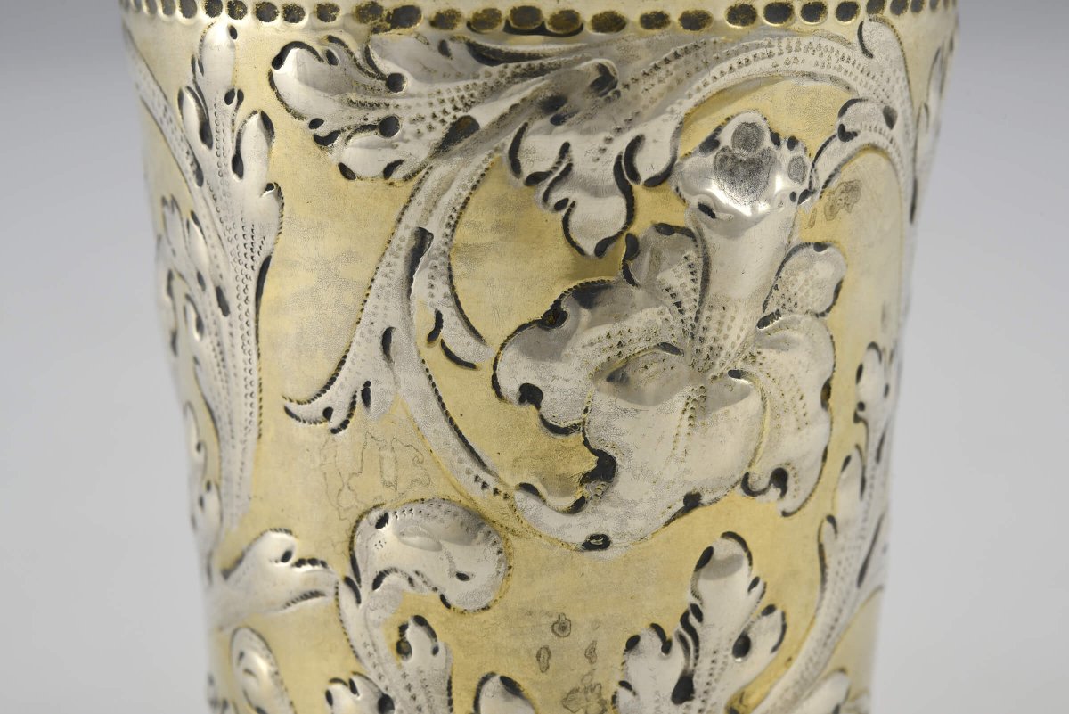 Baroque Silver Goblet, Gdansk (danzig), 17th Century, Peter Röde III-photo-4