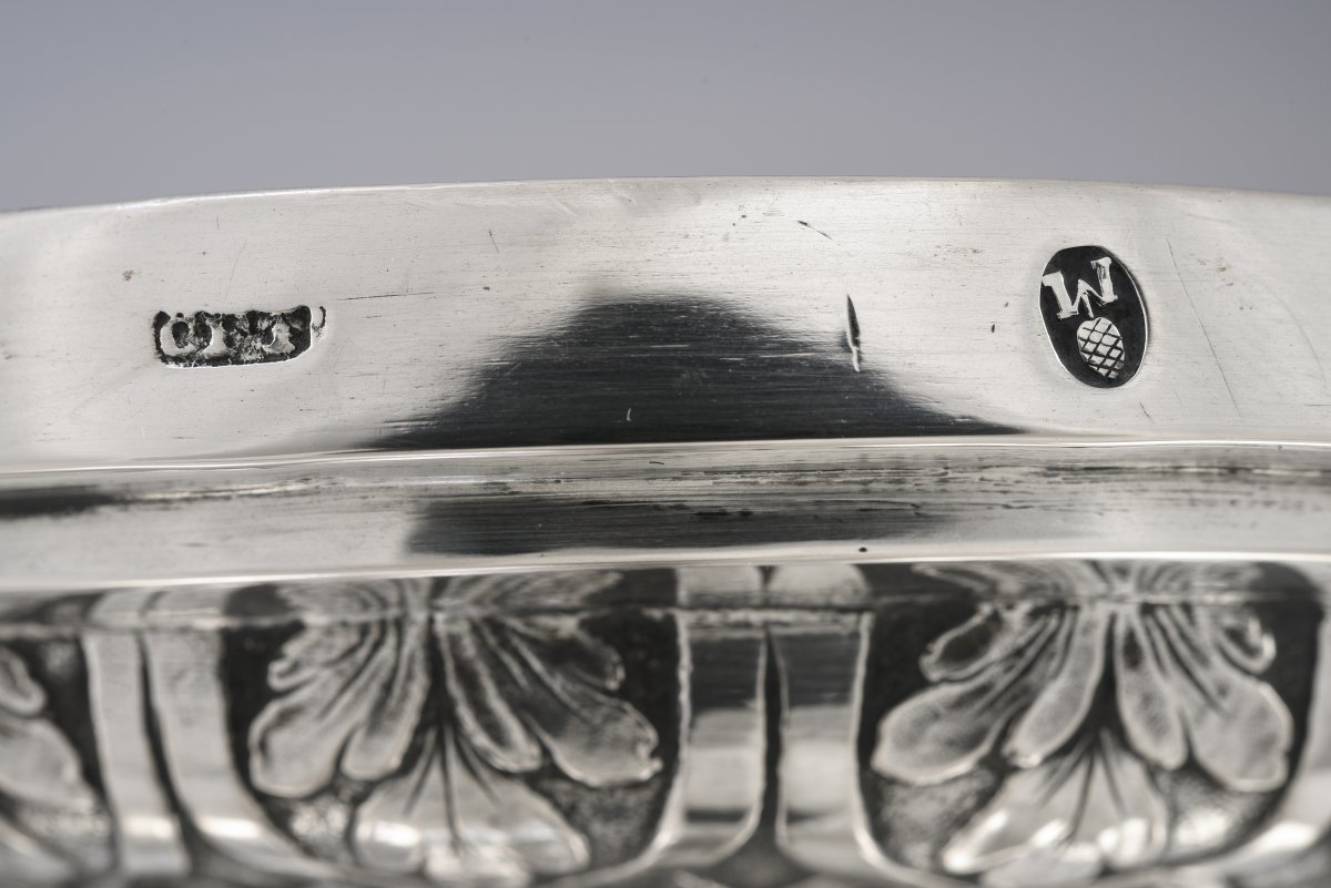 Soupière en argent avec couvercle et présentoir, Augsbourg, 1801-photo-5