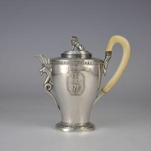 Silver Coffee Pot, Nuremberg, c. 1800