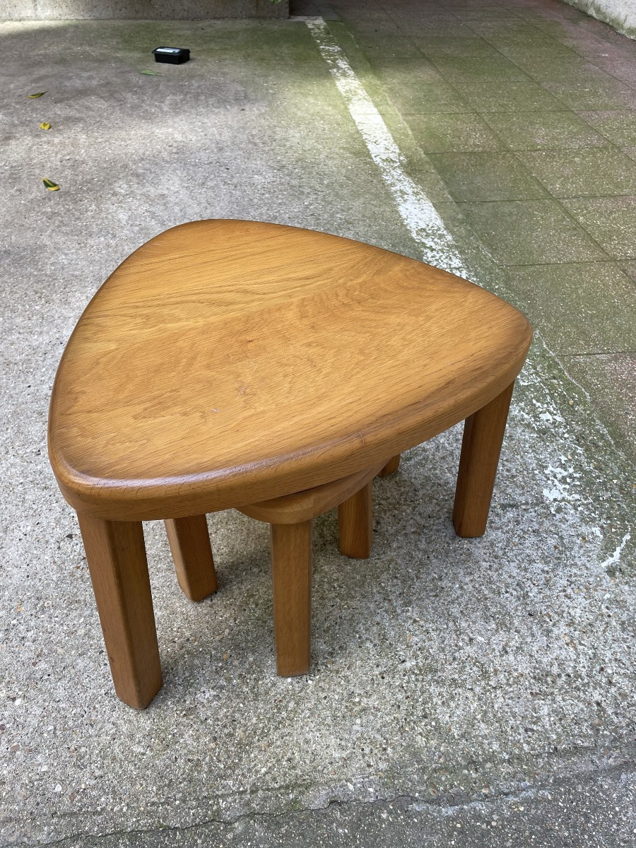 Set de 3 tables gigognes forme libre  -photo-2