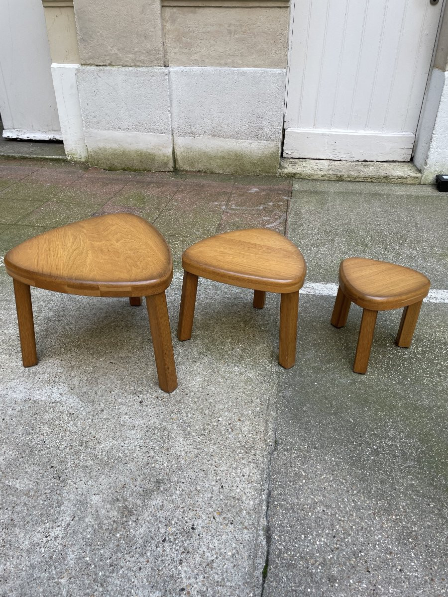 Set de 3 tables gigognes forme libre  -photo-4